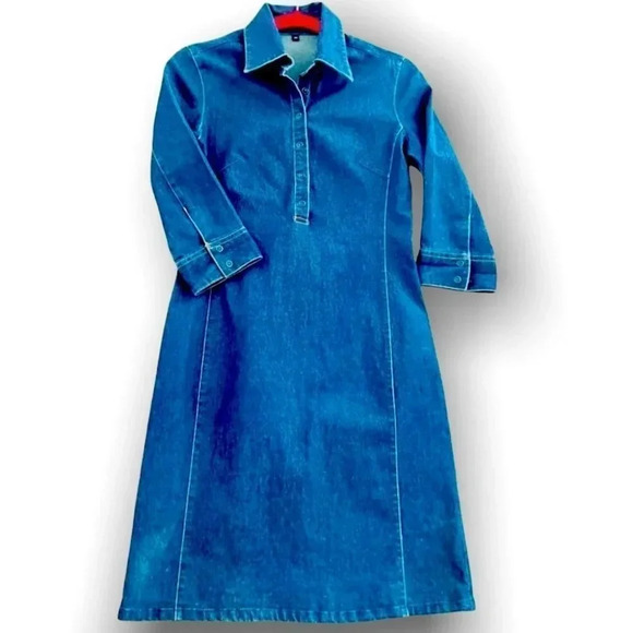 Jacob Blue  Jeans Denim Dress Y2K Size Small - Picture 1 of 8